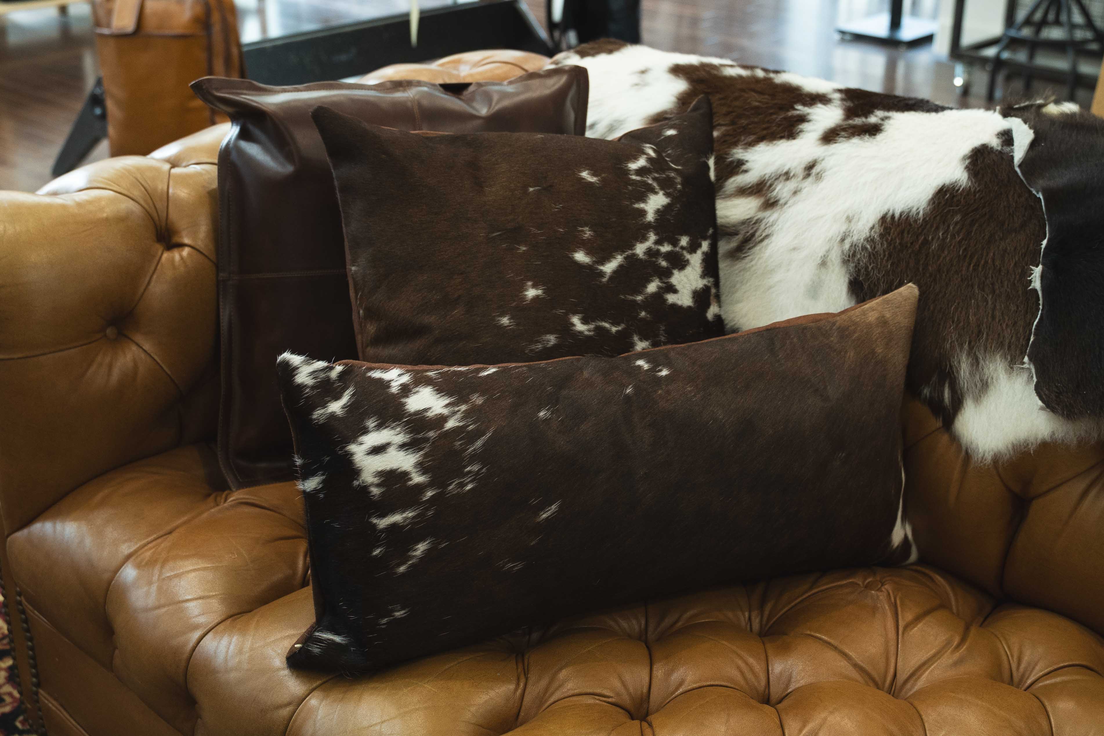 Cowhide Pillow Cover - Image 4