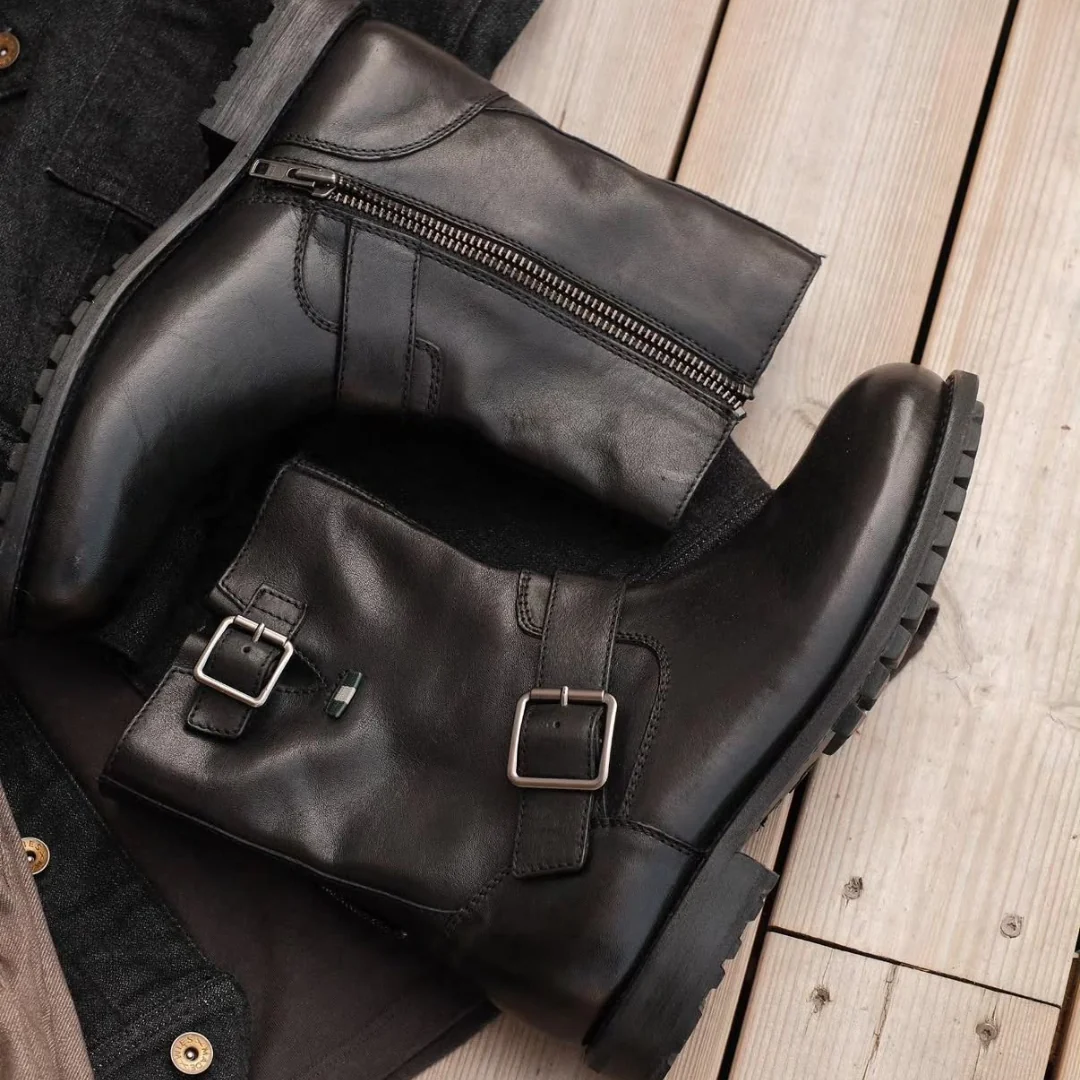 Juneau Men's Biker Boot - Image 5